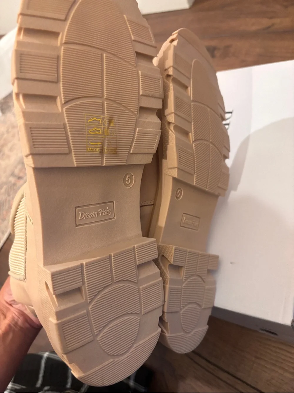 Dream Pairs Tan Chelsea Boot for Kids